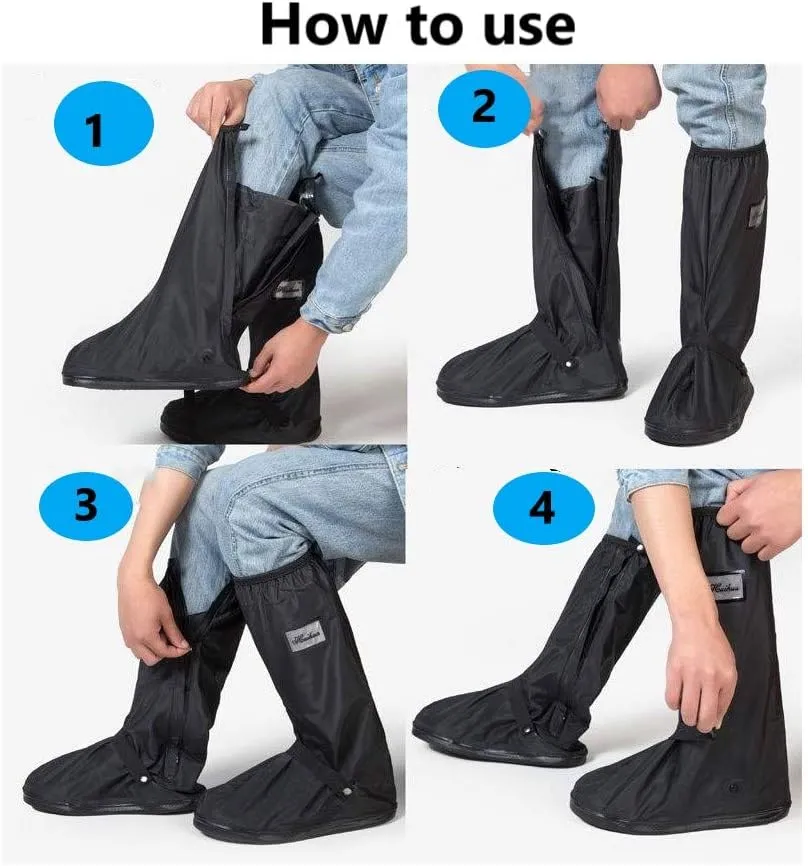 Waterproof Rain Boot Shoe Cover for Men Women
