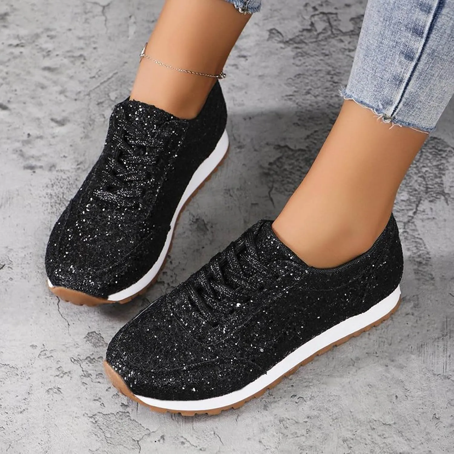 Women Walking Shoes with Arch Support Orthopedic Shoes for Women Comfortable Womens Fashion Lightweight Air Sports Walking Sneakers Breathable Gym Jogging Running Tennis Shoes