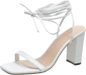 Women's Buckle Flatform Chunky Heel Sandals Retro Single Open Toe Breathable Arch Support Pump Shoes Strappy Elegant Water