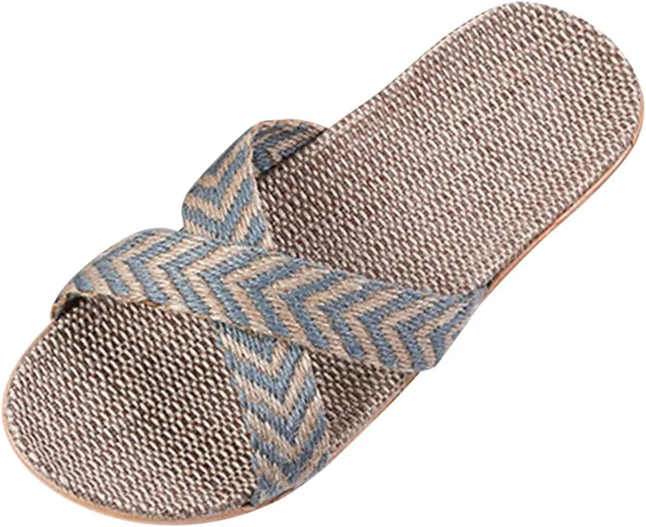 Women's Flat Sandals Womens Flat Sandals Slip on Summer Silver Flats Ankle Elastic Jeweled Bohemian Flats