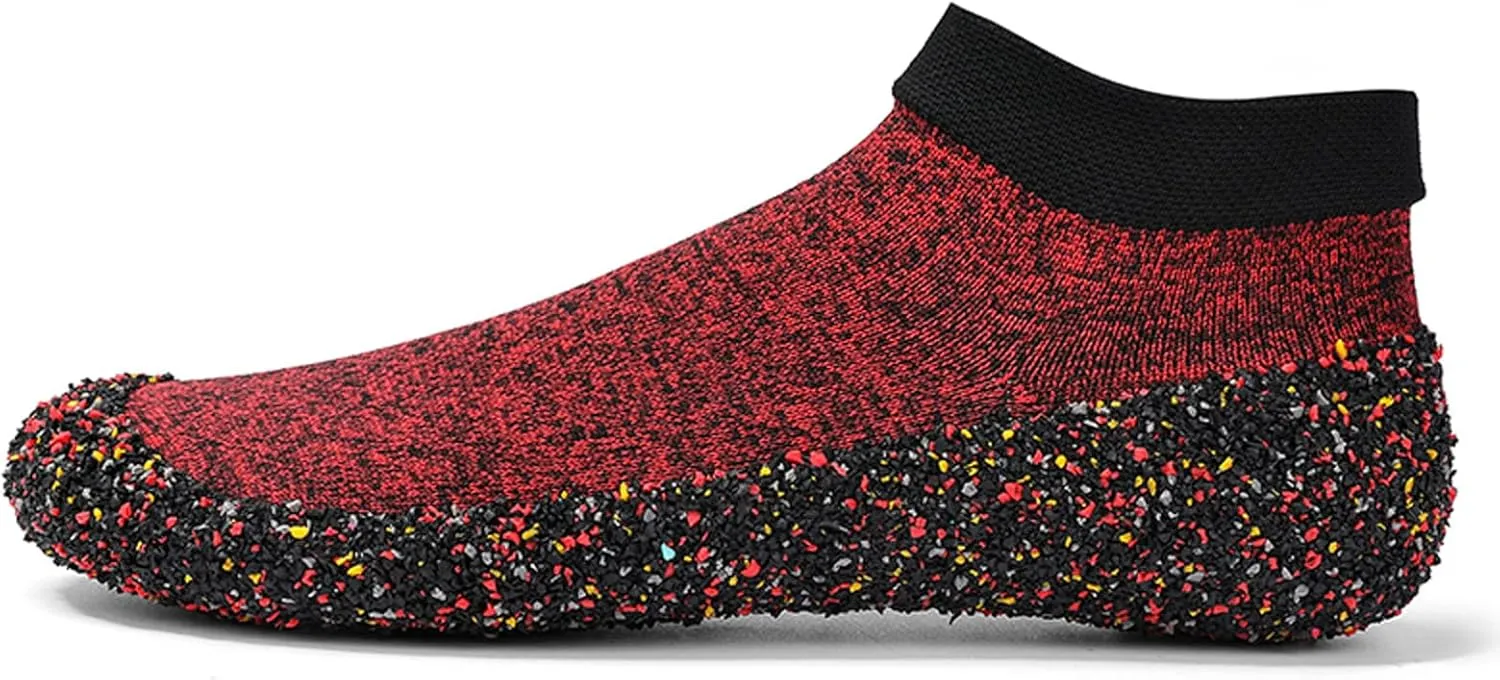 Womens Mens Barefoot Sock Shoes Non-Slip Water Shoes Portable Lightweight Breathable Surf Yoga Shoes