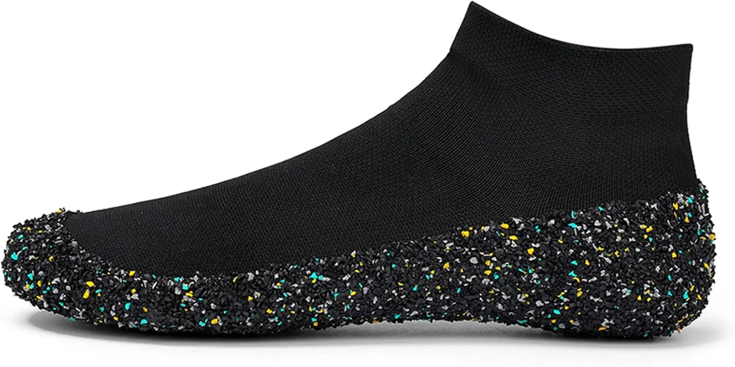 Womens Mens Barefoot Sock Shoes Non-Slip Water Shoes Portable Lightweight Breathable Surf Yoga Shoes