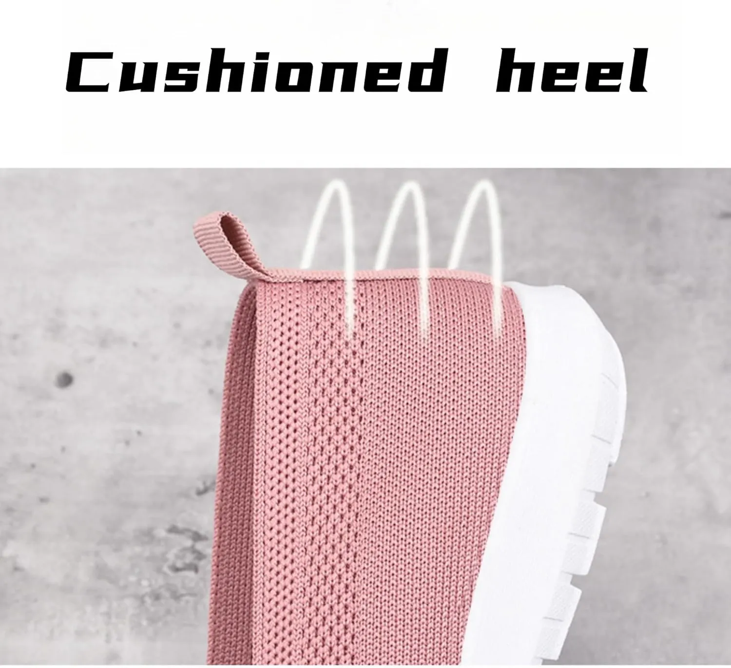 Womens Slip On Loafer Shoes Mesh Lightweight Flat Shoes for Women Low-Top Round Toe Knit Memory Foam Sneaker