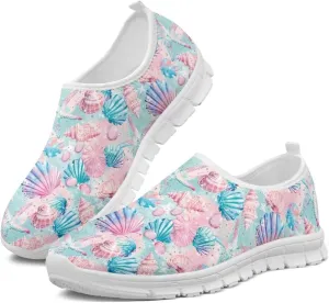 Womens Slip-on Walking Shoes Non Slip Running Sneakers Soft Comfortable Loafers Low Top Ourdoor Sports Travel Shoes