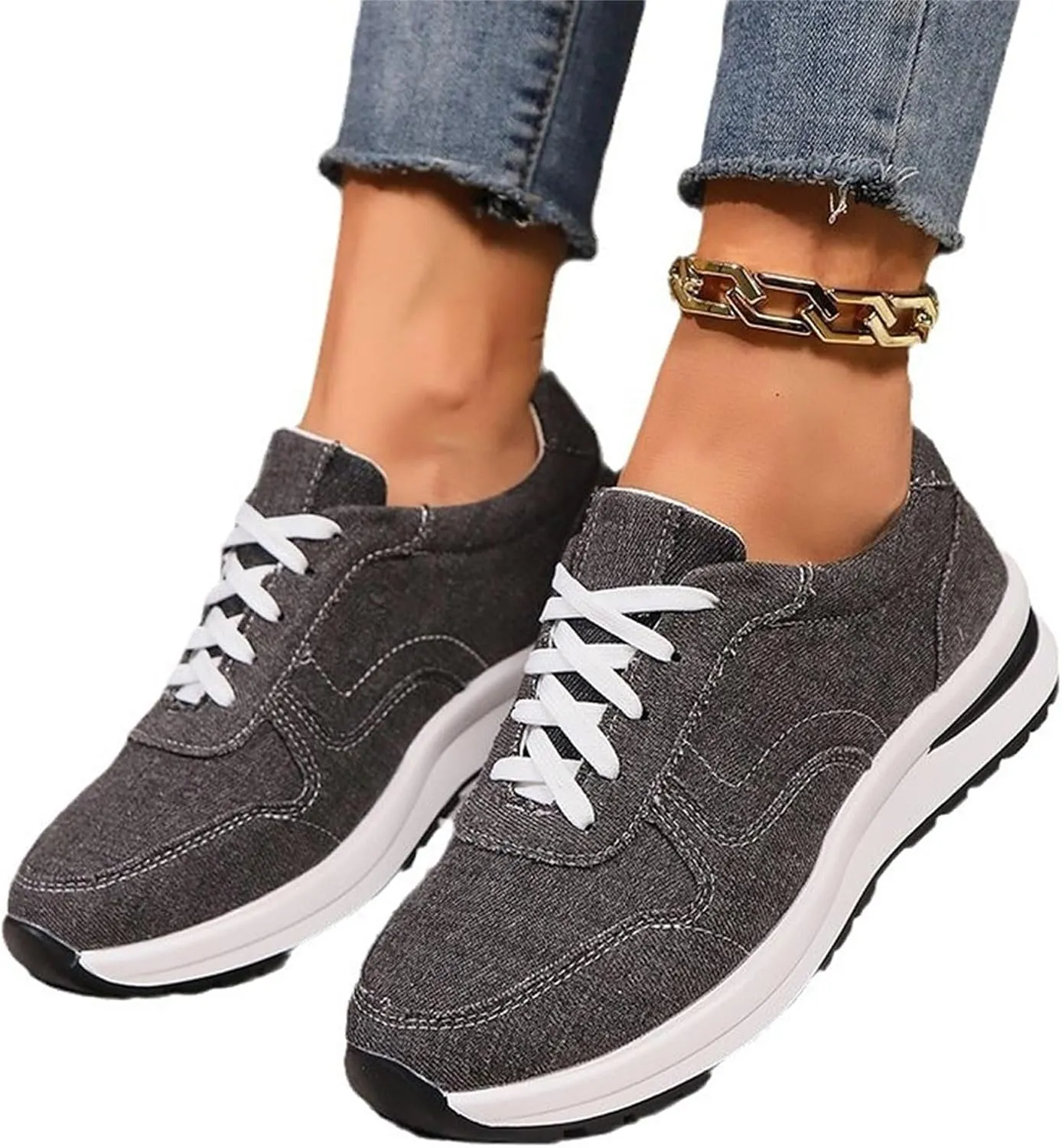 Womens Sneakers Walking Sneakers for Women Sports Shoes Women's Slip on Shoes Casual Flat Comfortable Walking Shoes