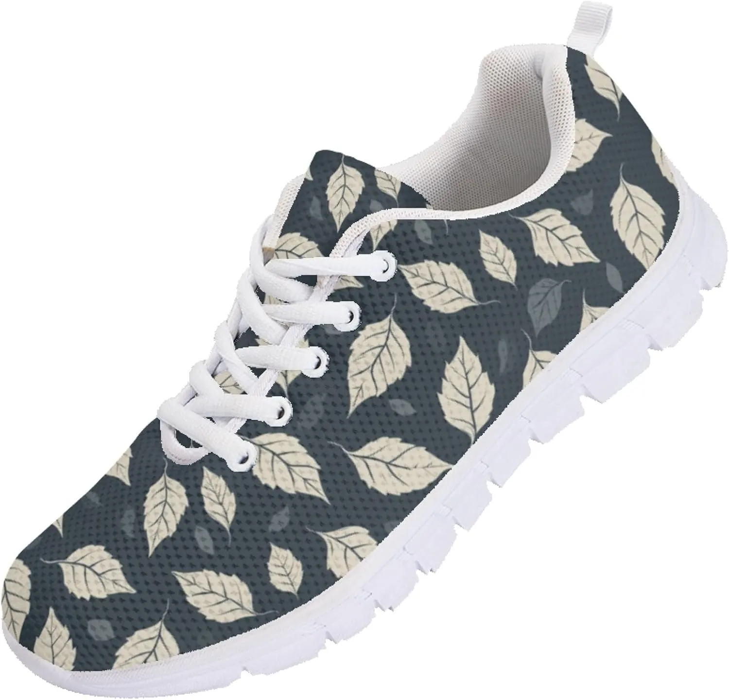 Womens Sports Shoes Trainer Running Travel Sneaker Causal Walking Low Heel Lace Up Breathable Flexible Sneakers for Adults Teens