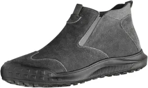Work Boots for Men Cowboy Style Hiking Sneakers Fur Lined Ankle Boot Women Safety Shoes Soft Toe Waterproof Outdoor Shoes Lightweight Hike Grounded Footwear