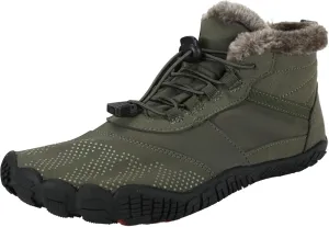 Work Boots for Men Cowboy Style Hiking Sneakers Shoes with Fur Lined Working Shoes for Women Wide Width Waterproof Platform Shoes Work Hike Grounded Footwear