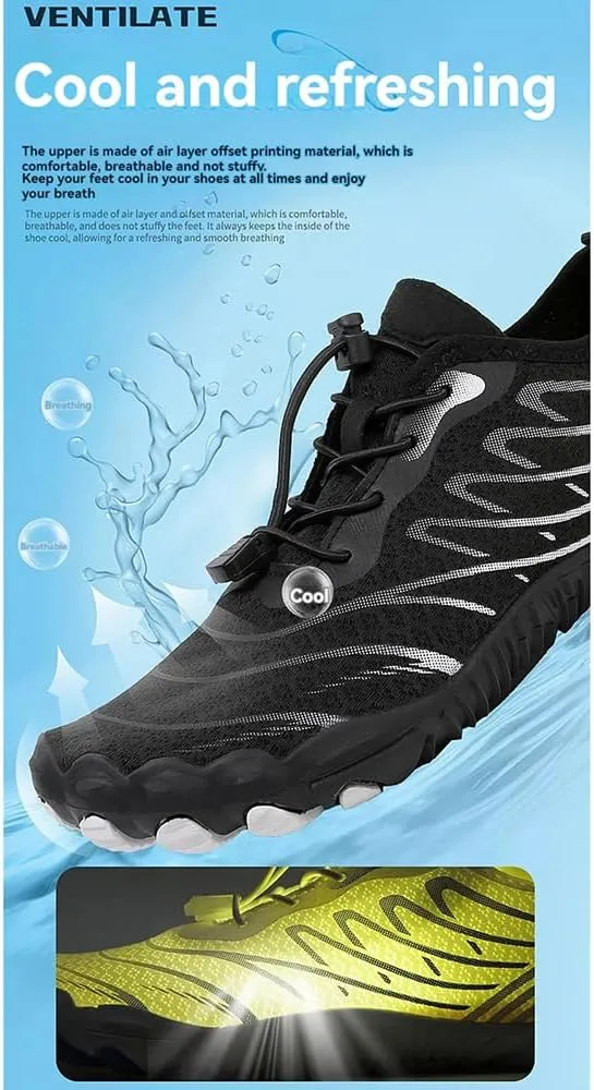 Zureto Barefoot Shoes Women, Hike Grounded Barefoot Footwear Shoes for Womens & Men with Neuropathy