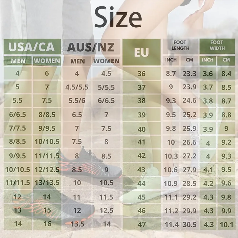 Zureto Barefoot Shoes Women, Hike Grounded Barefoot Footwear Shoes for Womens & Men with Neuropathy